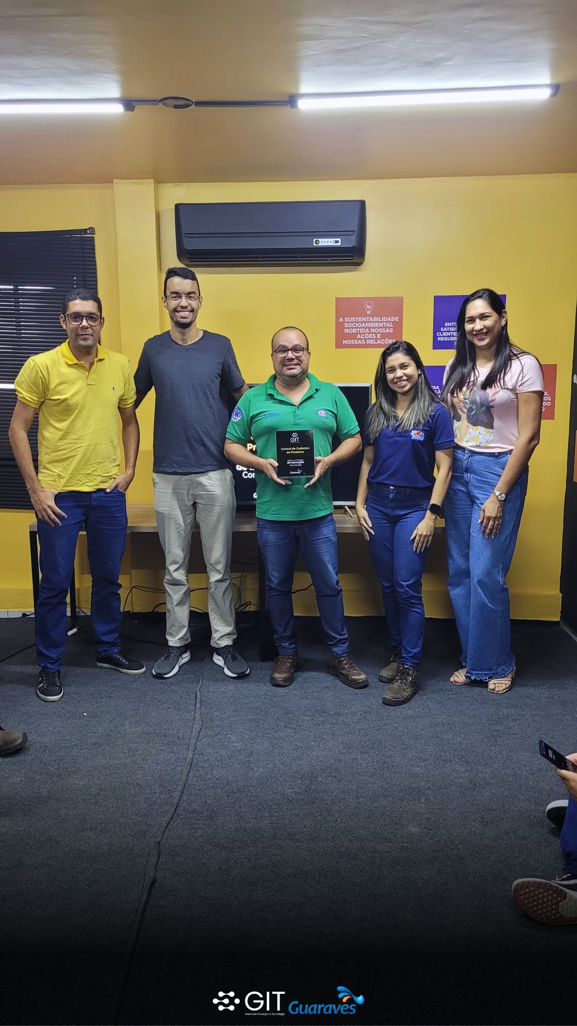 Celebração e Entrega do Projeto da Central de Cadastro