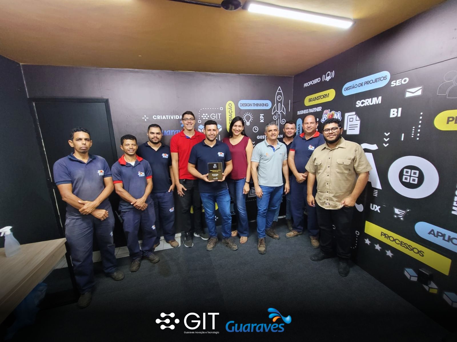 Celebração e Entrega do Projeto de Digitalização da Ordem de Serviço da Manutenção