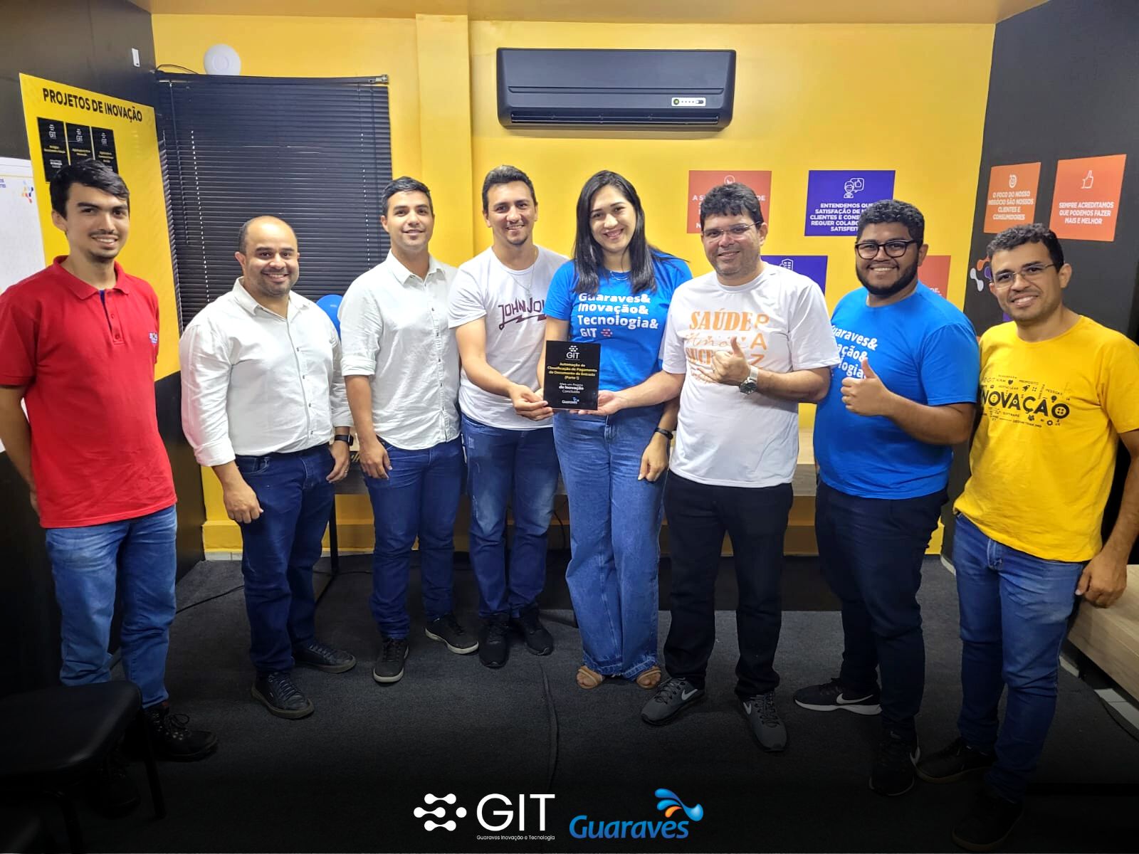 Celebração e Entrega da Primeira Etapa do Projeto de Aut. de Classificação e Pagamento de Docs. de Entrada